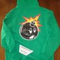 The Hundreds Green 'Weather' Zip Up Mens Hoodie - Size XL
