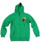 The Hundreds Green 'Weather' Zip Up Mens Hoodie - Size XL