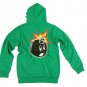 The Hundreds Green 'Weather' Zip Up Mens Hoodie - Size XL