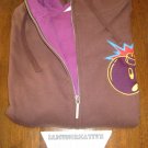 The Hundreds 'Heat' Zip Up Mens Hooded Sweatshirt Brown - Size XL
