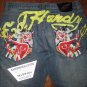Ed Hardy by Christian Audigier Mens Devil Woman Jeans