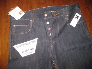 DC Shoes Mens Loose Selvedge Denim Pant - Size 34R
