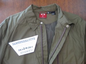 Oakley Green Mens Windbreaker Jacket - Size XL