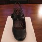 Saints and Sailors Womens Black Strap Heels - Size 8M