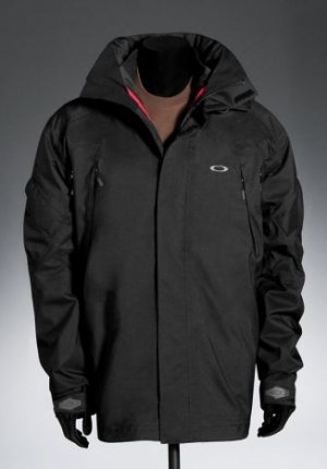 Oakley Mens Assault Jacket XL Black 3 in 1 technical design