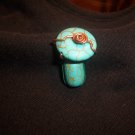 Turquoise Copper mushroom