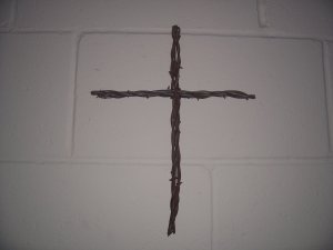 Barbed Wire Cross