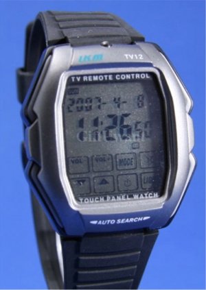 Black Touch Screen TV Remote Control WRIST WATCH (TV12)