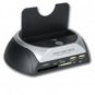 SATA Hard Drive Docking Station + Multi-Format Card Reader