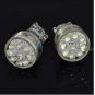 T15 White 9-LED Wedge Signal Light Bulbs - Pair (DC 12V)