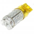 7443 18-LED Car Yellow Brake Signal Light Bulb (DC 12V)