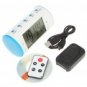 1.3MP CMOS Pin-hole Spy AV Camera Disguised as 3.1" LCD Alarm Clock (TF Slot) (65884)
