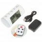 1.3MP CMOS Pin-hole Spy AV Camera Disguised as 3.1" LCD Alarm Clock (TF Slot) (65883)