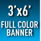 3'x6' Full Color Outdoor Banner