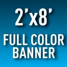 2'x8' Full Color Outdoor Banner
