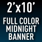 2'x10' Midnight Full Color Outdoor Banner