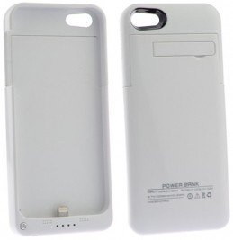 Battery Case for iPhone 5S, iPhone 5 - White