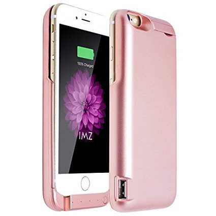 Rose Gold Battery Case for iPhone 6S Plus, iPhone 6 Plus