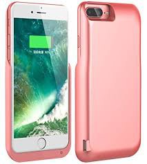 8000mAh Rose Gold Battery Case for iPhone 7