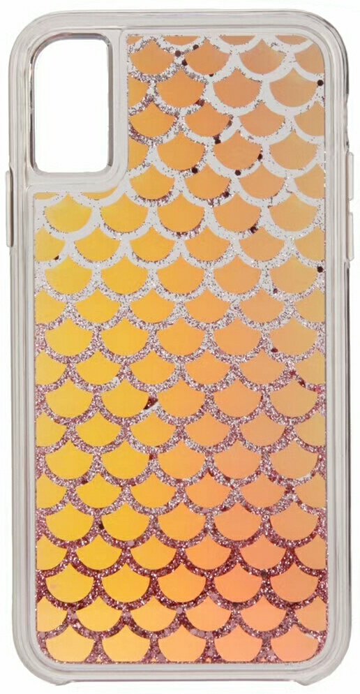 Clear Graphics Cover for iPhone X - Mermaid Tail