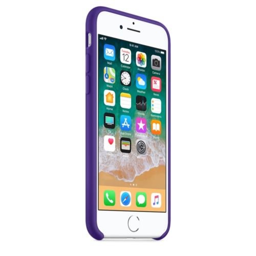 Silicone Case for iPhone 8 Plus, iPhone 7 Plus - Ultra Violet