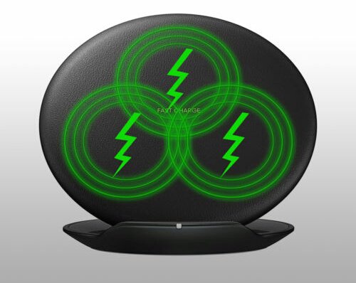 Fast Charge Wireless Charging for Samsung Galaxy Note 8 - Black