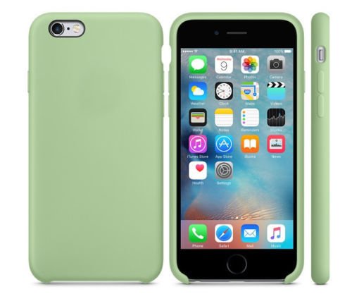 Silicone Cover for iPhone 6, iPhone 6S - Green