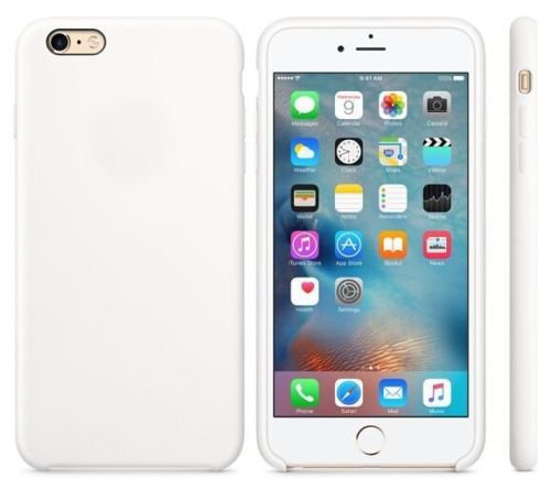 Silicone Cover for iPhone 6, iPhone 6S - White