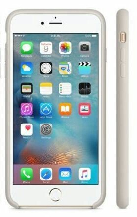 Silicone Cover for iPhone 6, iPhone 6S - Stone