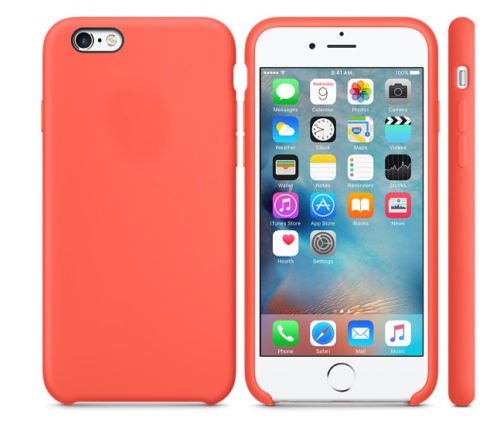 Silicone Cover for iPhone 6, iPhone 6S - Apricot