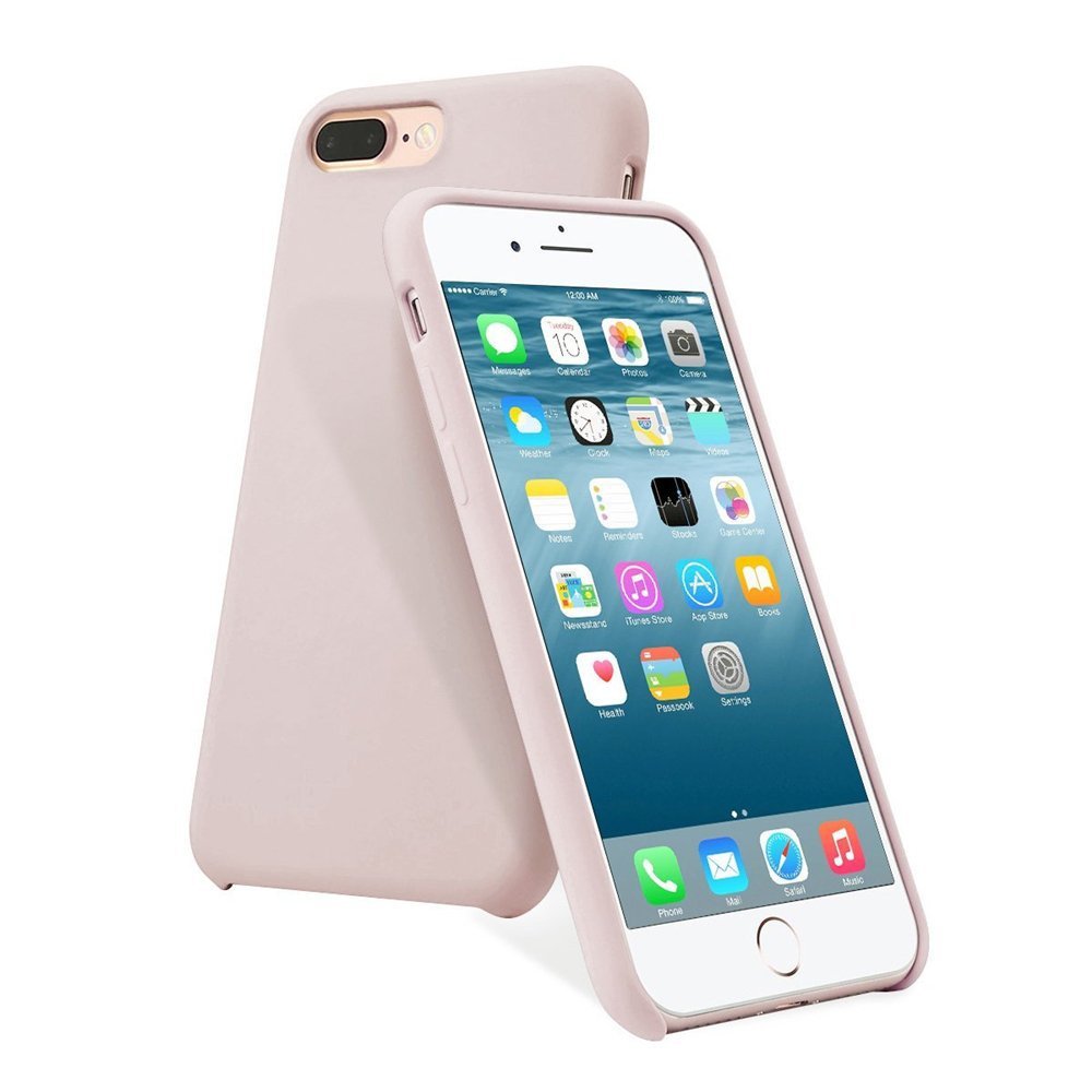 Silicone Case for iPhone 8 Plus, iPhone 7 Plus - Pink Sand