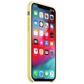 Silicone Cover for iPhone XS - Mellow Yellow