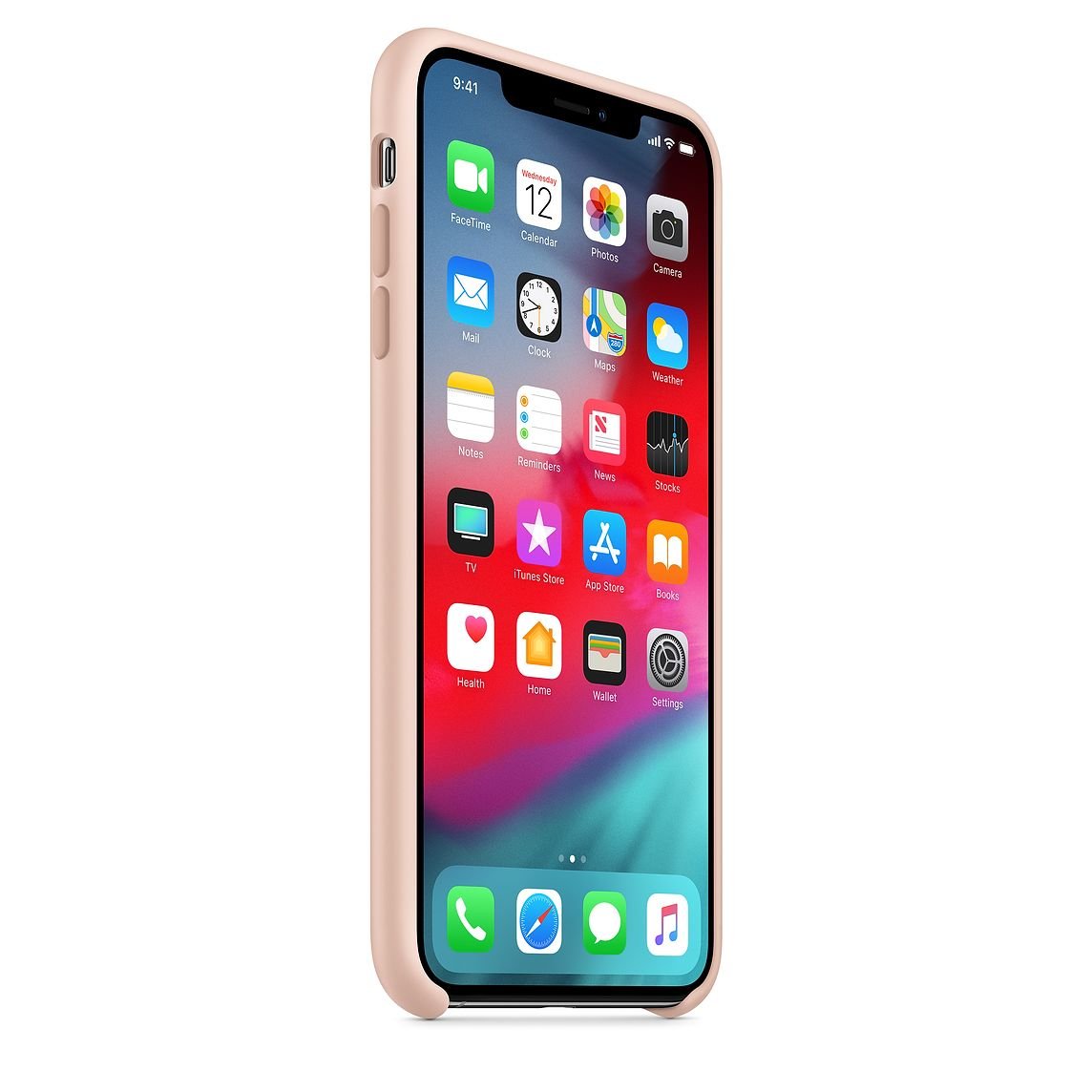 Pink Sand Silicone Case for iPhone XS Max