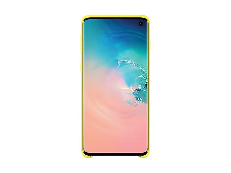 Yellow Silicone Cover for Samsung Galaxy S10