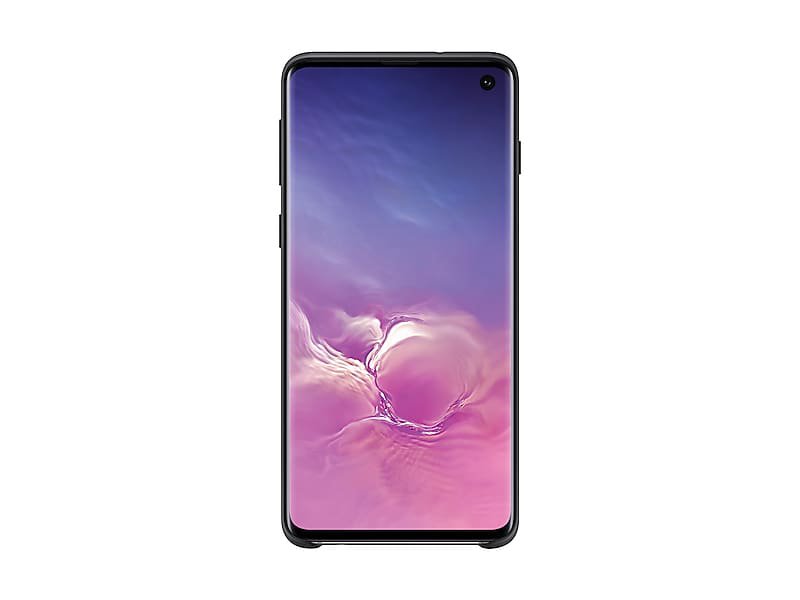 Black Silicone Cover for Samsung Galaxy S10