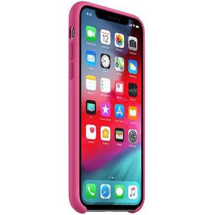 Silicone Cover for iPhone XS - Dragon Fruit