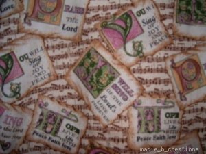 MadieBs Singing Praises to Him Nap Mat Pad Cover w/Name