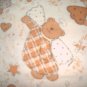 MadieBs Soft Angel Bear Flannel   Crib Sheet Custom New