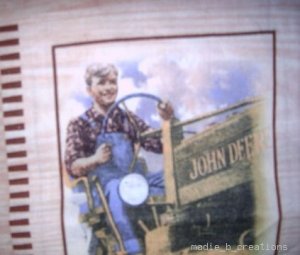 MadieBs /John Deere Tractors  Crib Sheet Custom New
