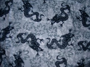 MadieBs  Dragons on Gray New Queenr Pillowcase w/name