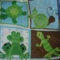 MadieBs Turtle Frog Lizard  Custom  Pillowcase  w/Name