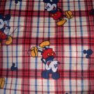 MadieBs Mickey Mouse Plaid Custom  Pillowcase  w/Name