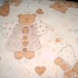 MadieBs Angel Bears Flannel Custom Pillowcase w/Name
