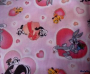 MadieBs Looney Tunes Pink Custom Pillowcase  w/Name