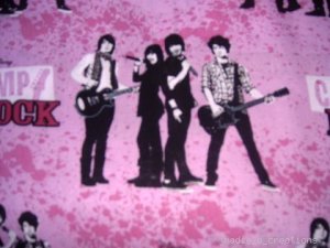 MadieBs Camp Rock Pink  Custom Pillowcase  w/Name