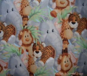 MadieBs Jungle Lion Monkey Custom  Pillowcase  w/Name