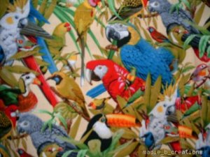 MadieBs Parrots McCalls Bird Custom  Pillowcase  w/Name