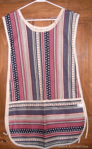 MadieBs Stars and Stripes  Custom Smock Cobbler Apron