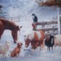 MadieBs Winter on the Farm Custom Smock Cobbler Apron