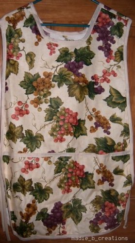 MadieBs Vinyard Grapes Custom Smock Cobbler Apron